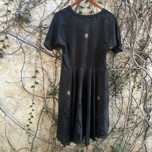 BLYA Johnny Was Short Sleeve Stitch Dress - Picture 7 of 7